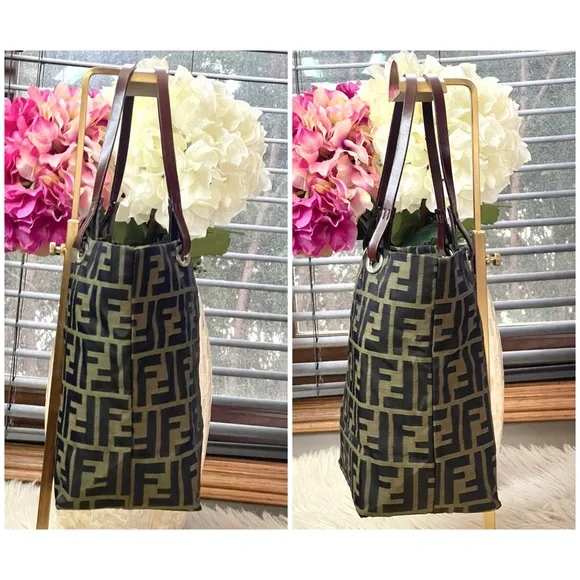 SOLD❌Authentic FENDI Zucca Mini Tote Bag - Picture 6 of 13